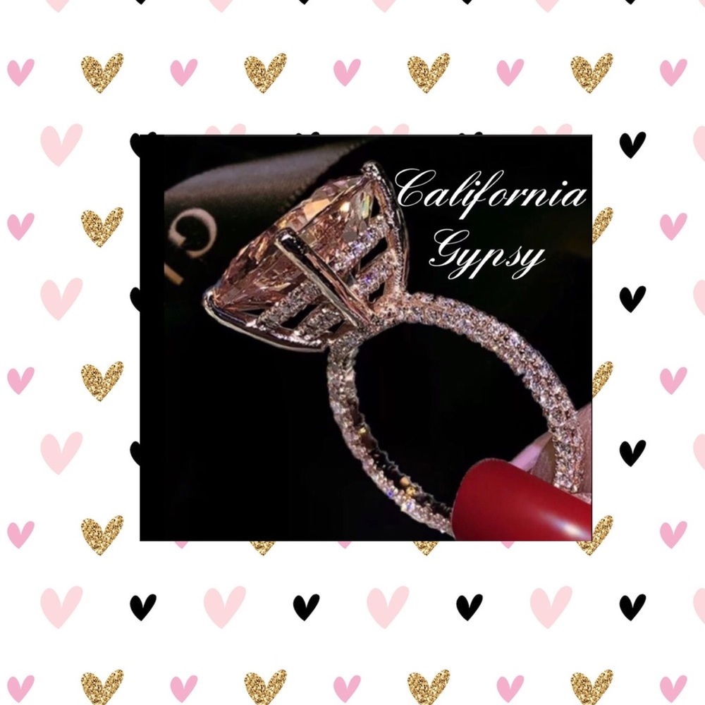 S925 18k Rose Gold 9.52CT Ring - Picture 5 of 7
